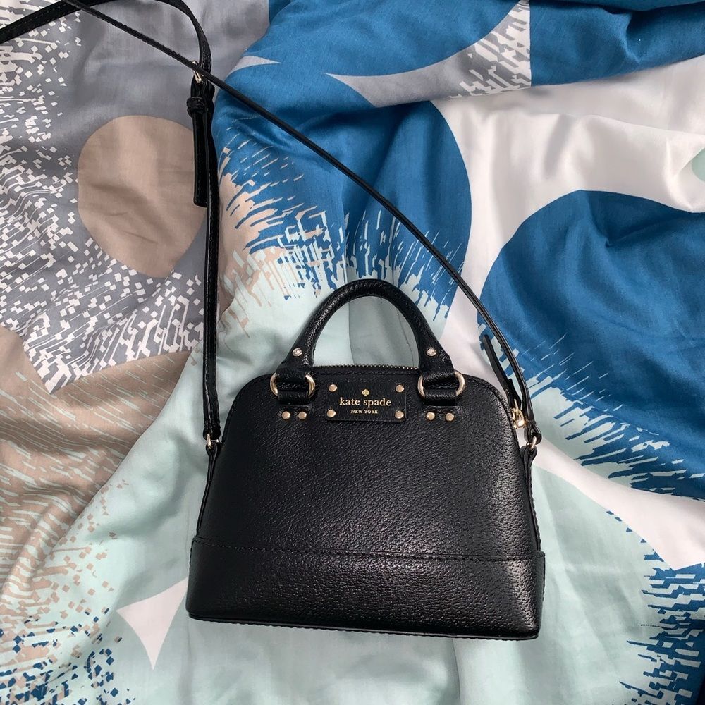 Kate spade mini crossbody bag black